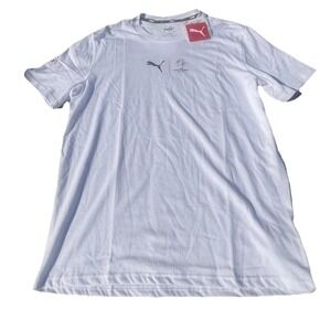 Copa America T Shirt Mens Sz Medium White USA 2024 Conmebol Puma Cumbre Graphic